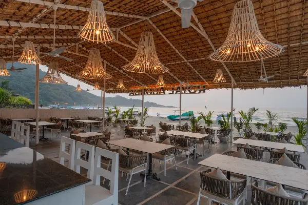 international cuisine at beachfront restaurant